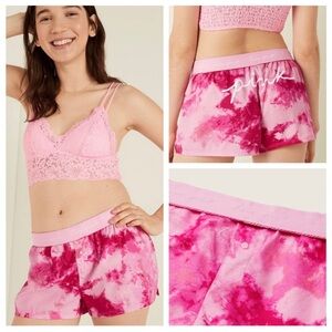 Pink Tie-Dye Sleepwear Shorts by Victoria's Secret